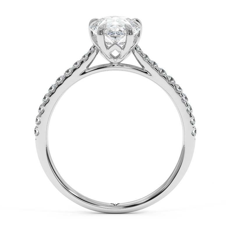 18K White Gold Avalyn Engagement Ring