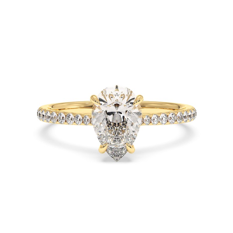 18K Yellow Gold Avalyn Engagement Ring