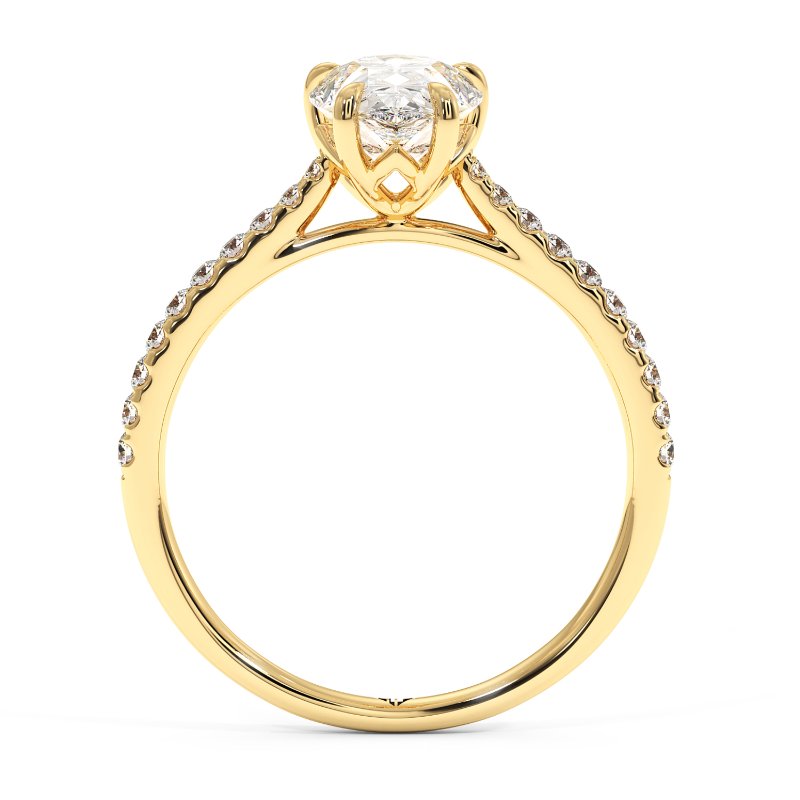 18K Yellow Gold Avalyn Engagement Ring