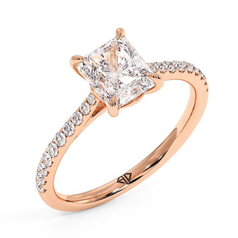 18K Rose Gold Avalyn Engagement Ring