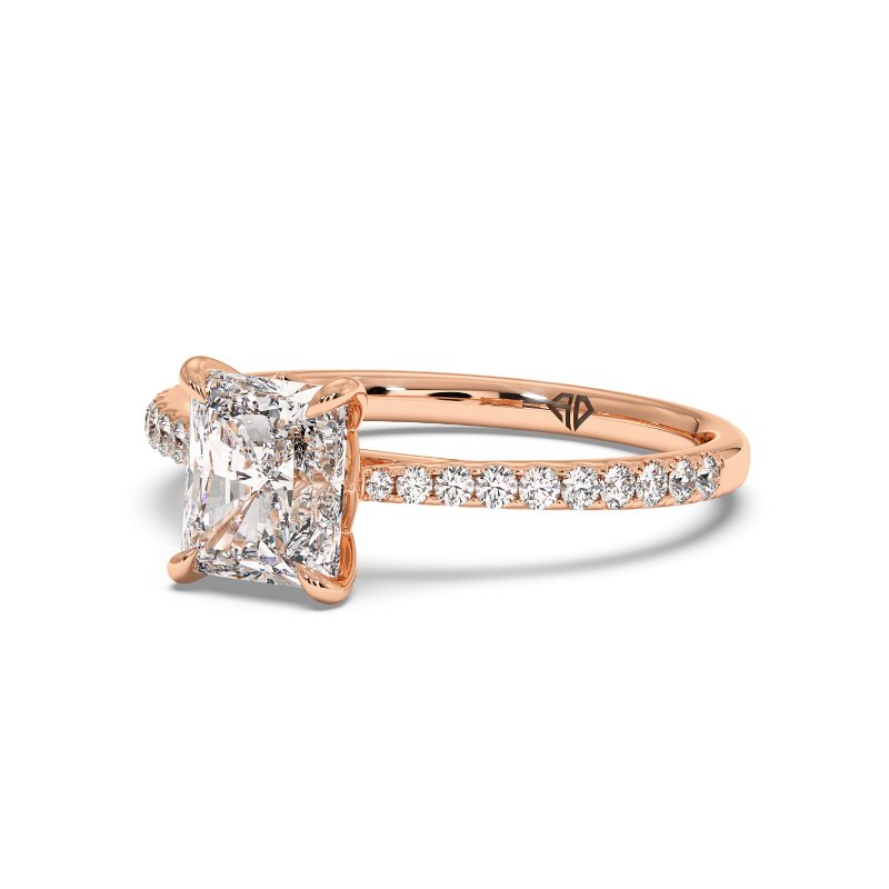 18K Rose Gold Avalyn Engagement Ring