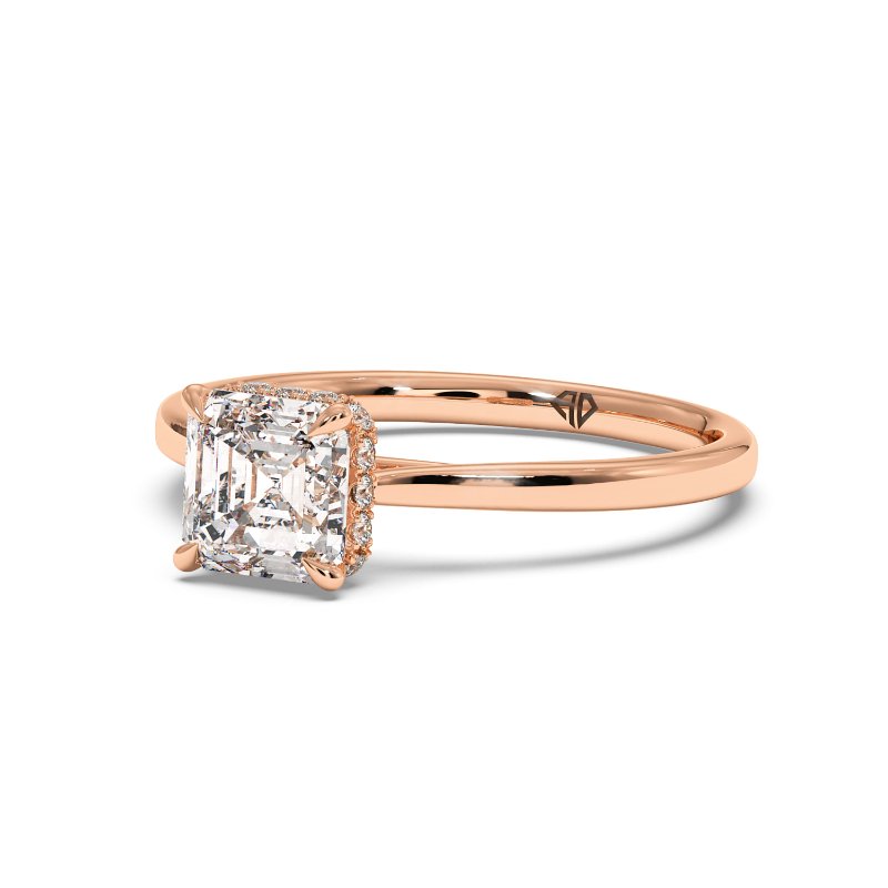 18K Rose Gold Aaliyah Engagement Ring