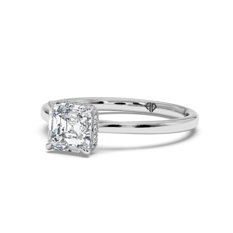 18K White Gold Aaliyah Engagement Ring