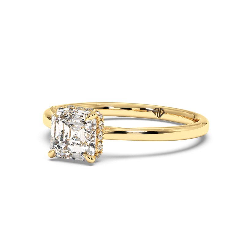 18K Yellow Gold Aaliyah Engagement Ring