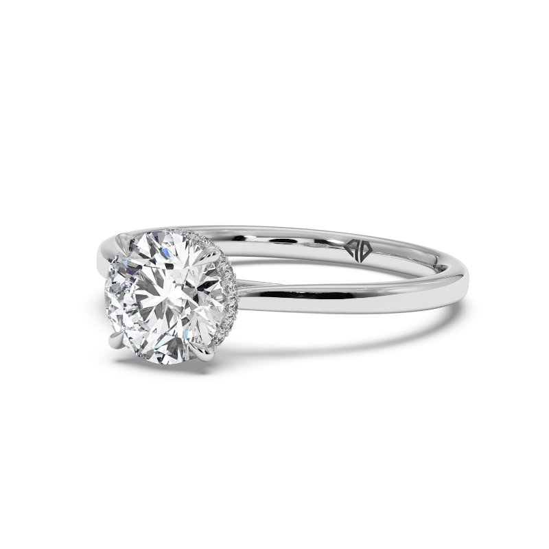18K White Gold Aaliyah Engagement Ring