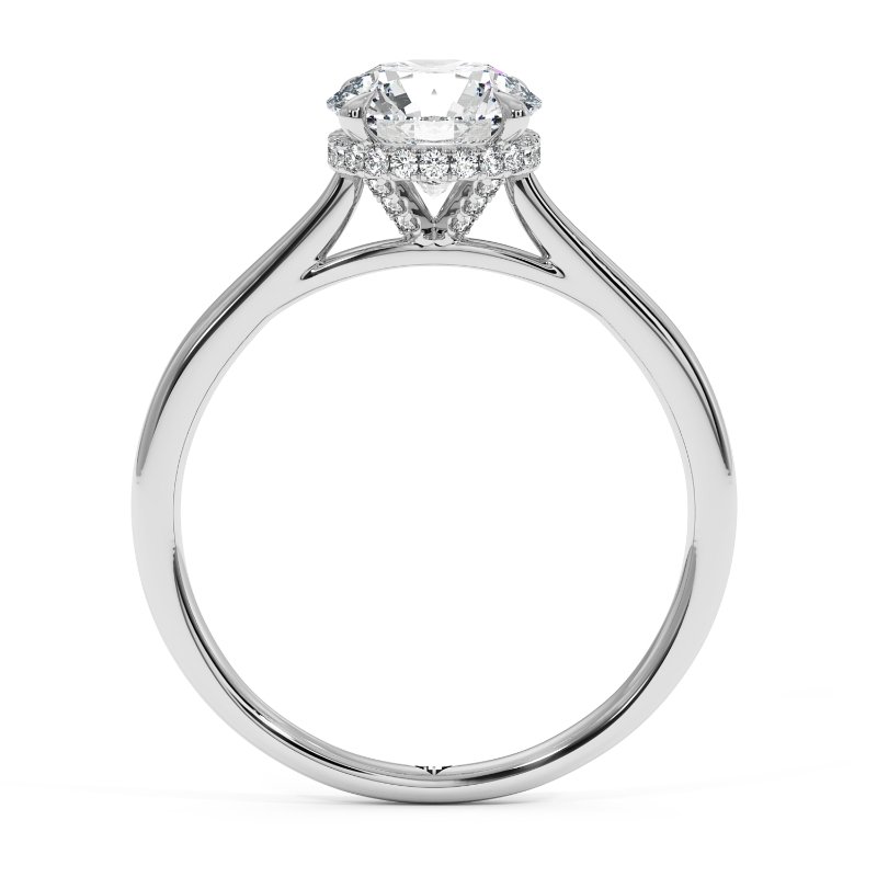 18K White Gold Aaliyah Engagement Ring
