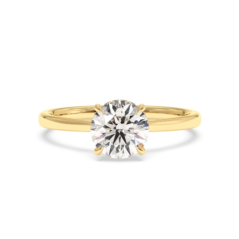 18K Yellow Gold Aaliyah Engagement Ring