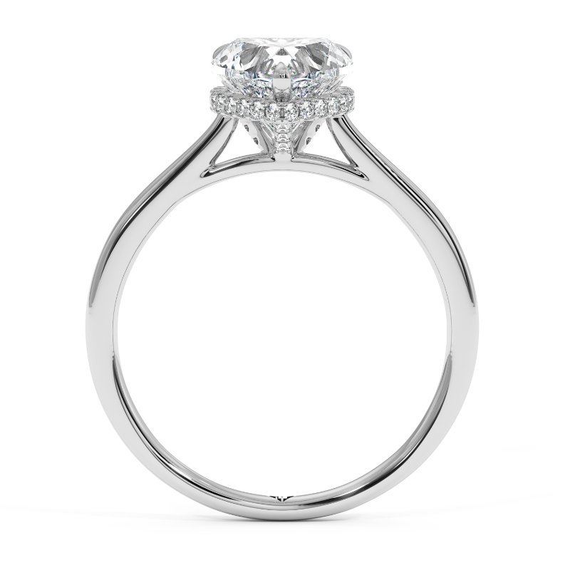 18K White Gold Aaliyah Engagement Ring