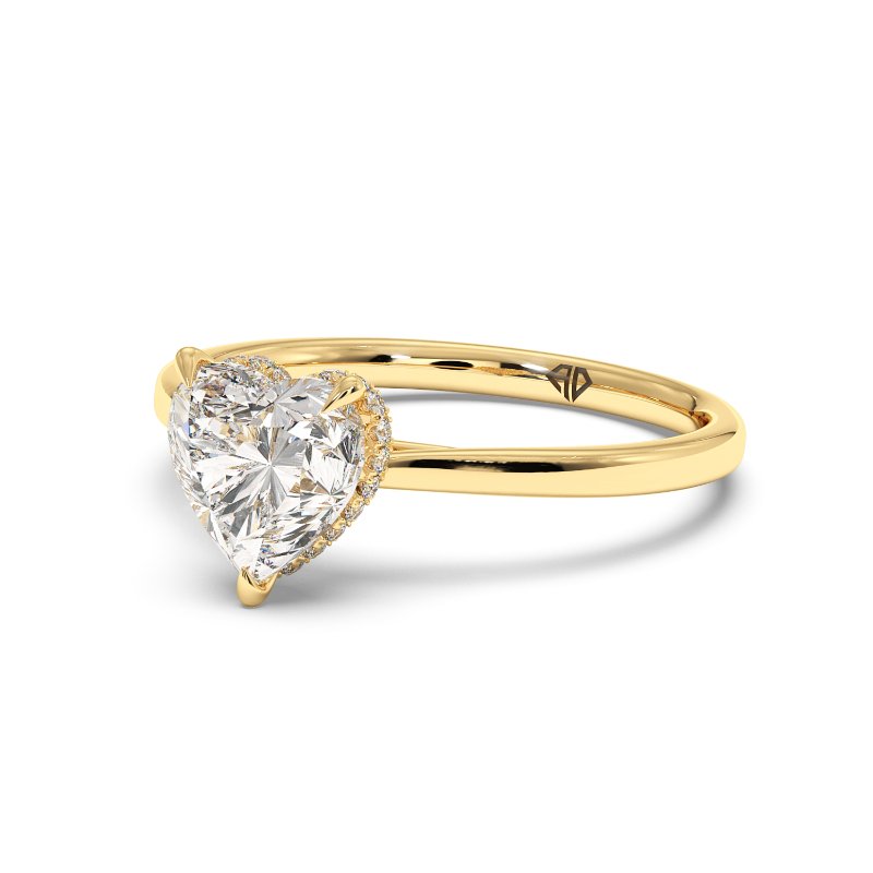 18K Yellow Gold Aaliyah Engagement Ring