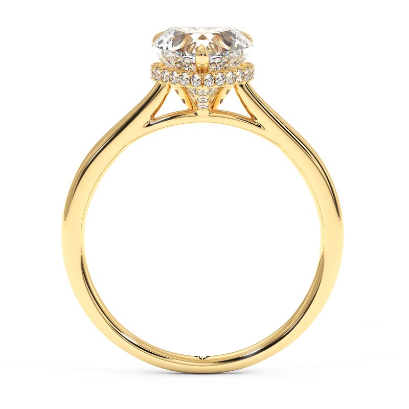 18K Yellow Gold Aaliyah Engagement Ring