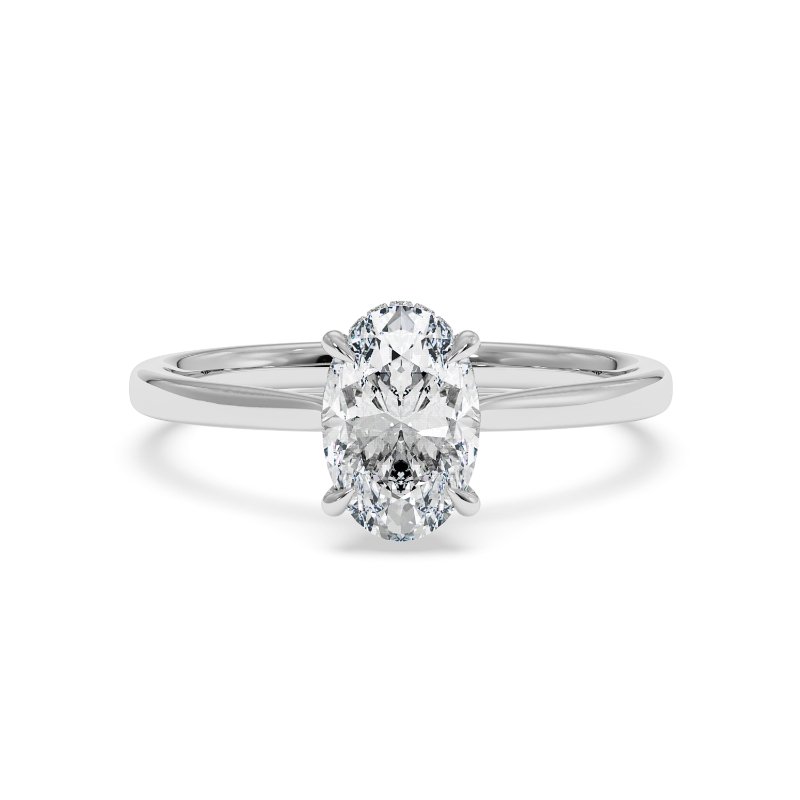 18K White Gold Aaliyah Engagement Ring