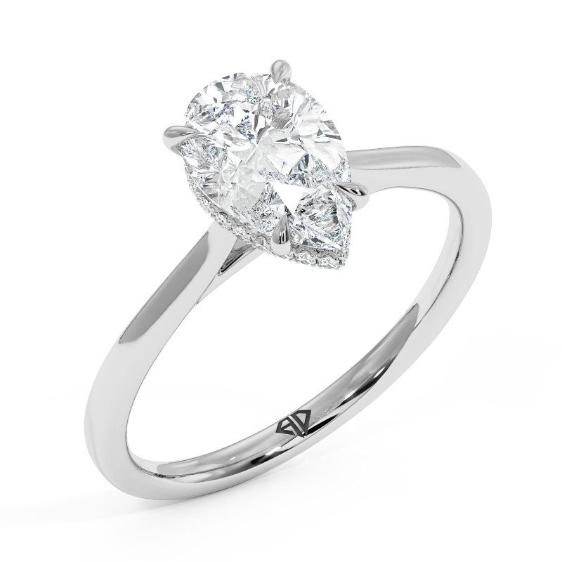 Platinum Aaliyah Engagement Ring