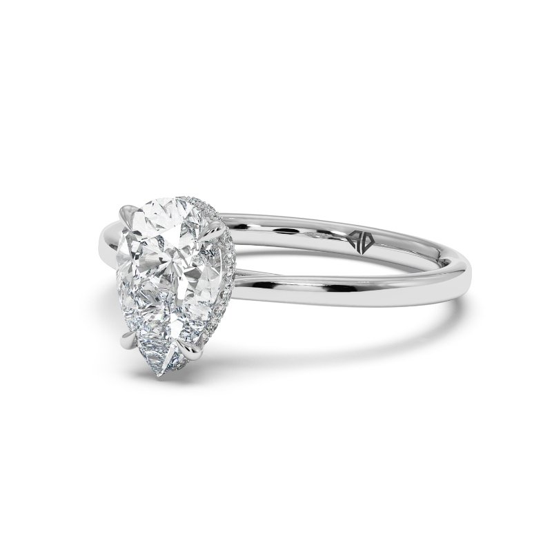 Platinum Aaliyah Engagement Ring
