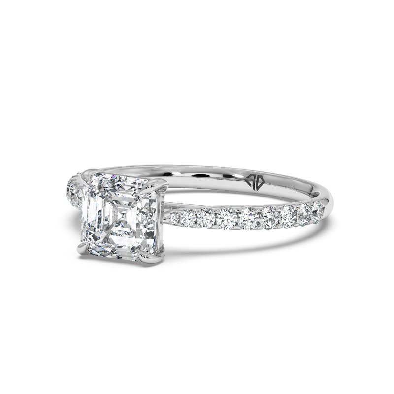 18K White Gold Juliette Engagement Ring