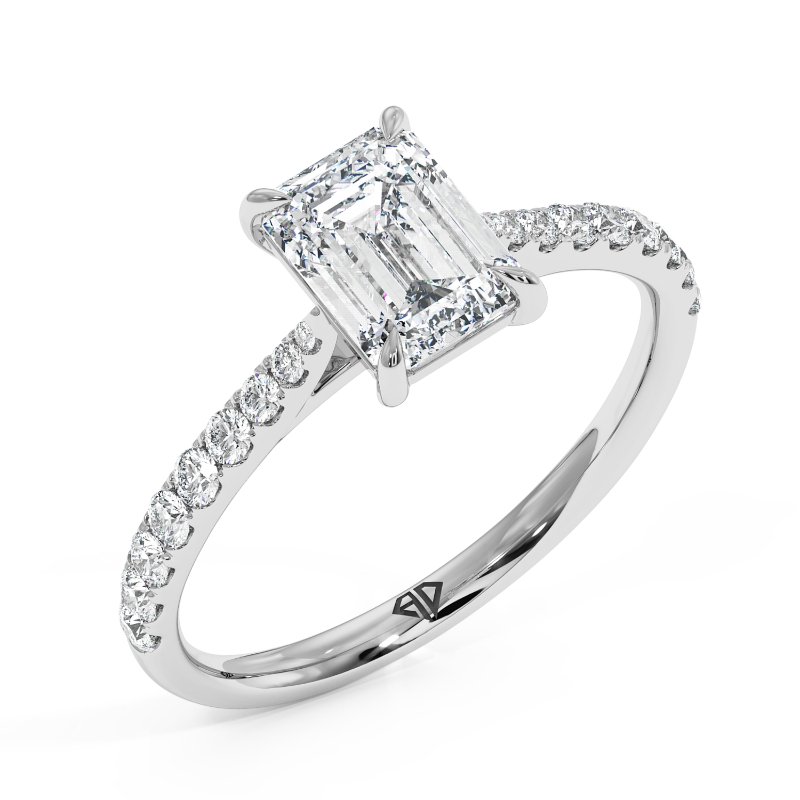 18K White Gold Juliette Engagement Ring
