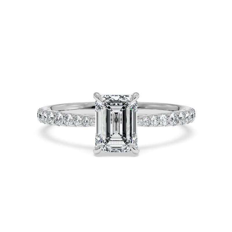 18K White Gold Juliette Engagement Ring