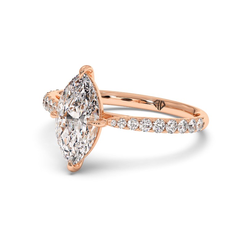 18K Rose Gold Juliette Engagement Ring