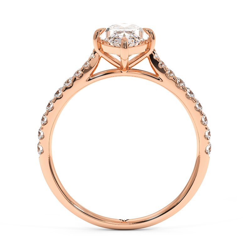 18K Rose Gold Juliette Engagement Ring