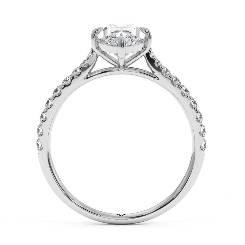 18K White Gold Juliette Engagement Ring