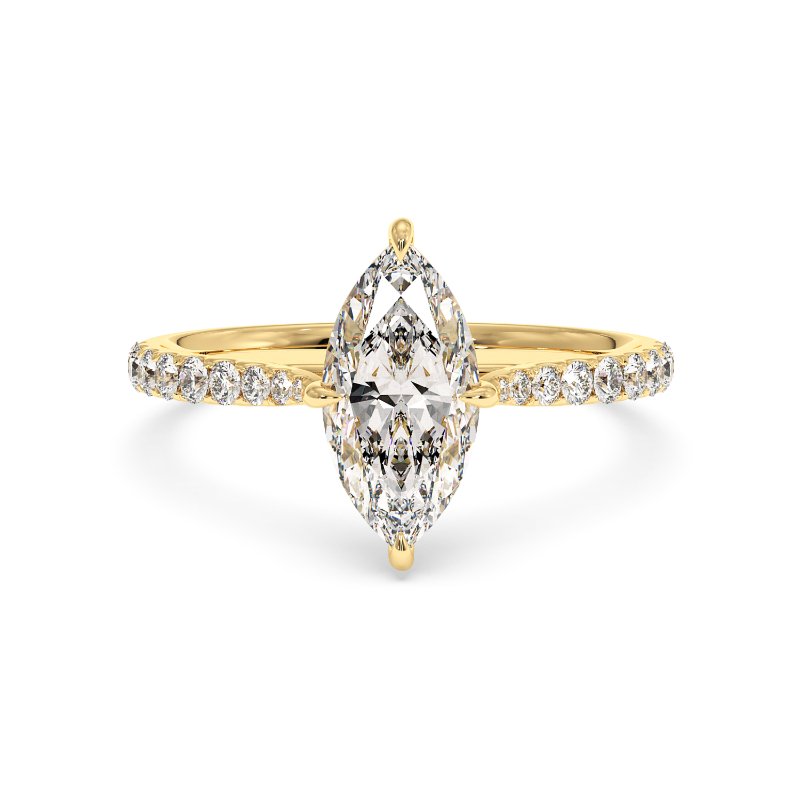 18K Yellow Gold Juliette Engagement Ring