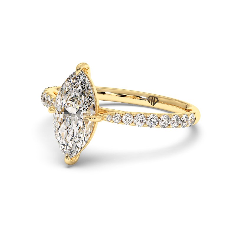 18K Yellow Gold Juliette Engagement Ring