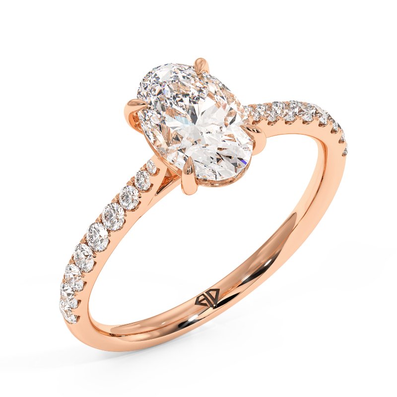 18K Rose Gold Juliette Engagement Ring