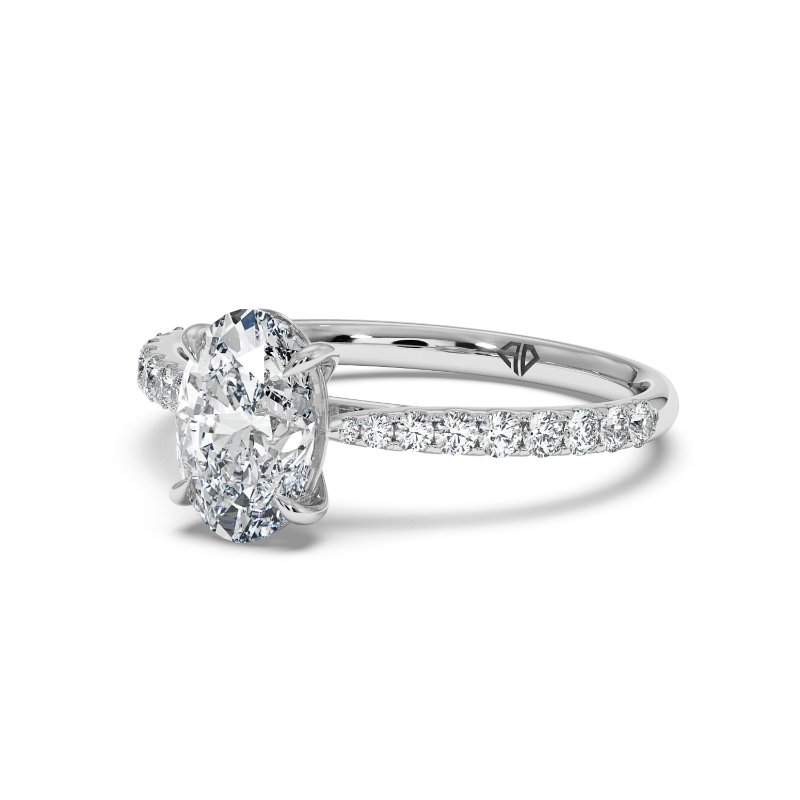 18K White Gold Juliette Engagement Ring