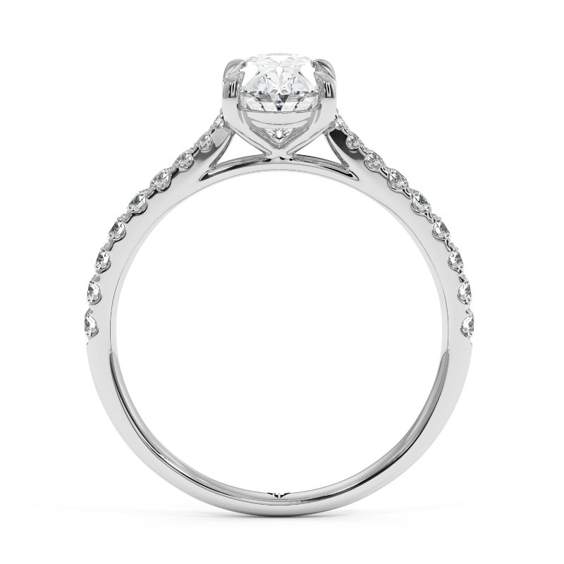18K White Gold Juliette Engagement Ring