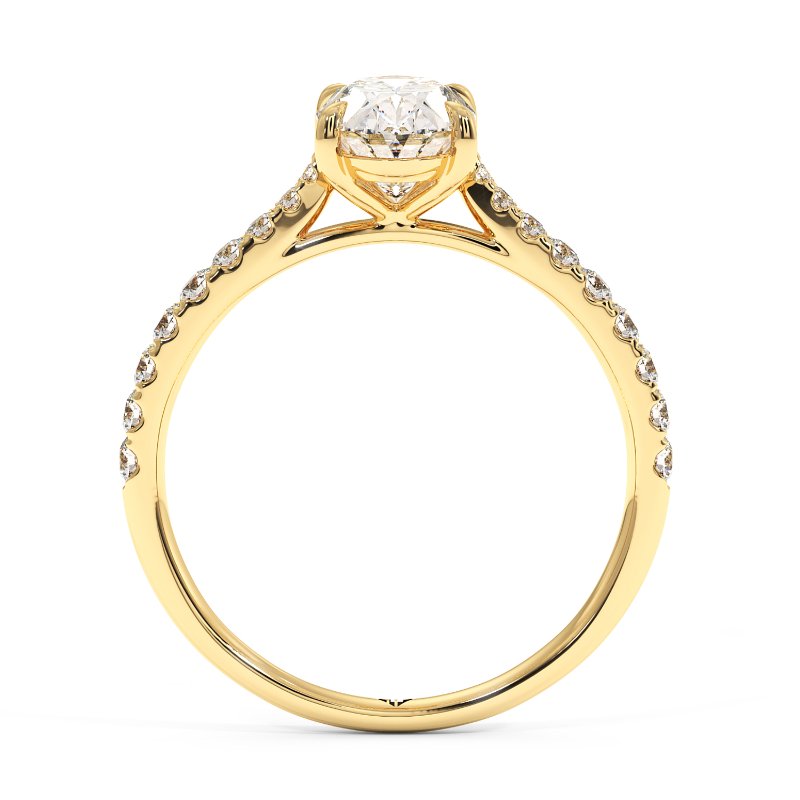 18K Yellow Gold Juliette Engagement Ring