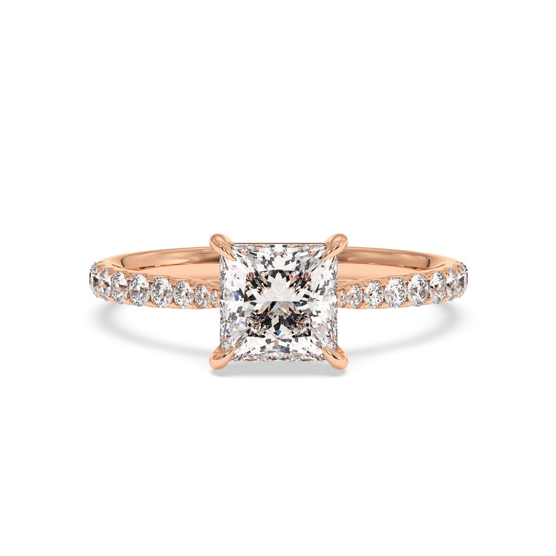 18K Rose Gold Juliette Engagement Ring