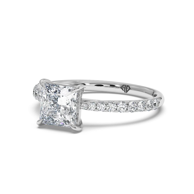 18K White Gold Juliette Engagement Ring