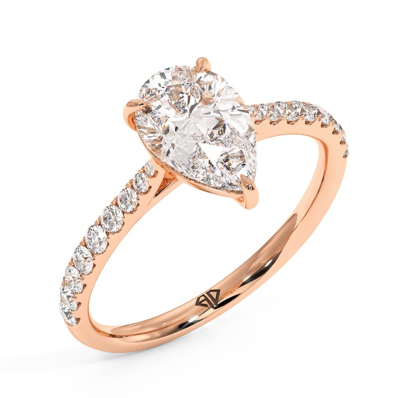 18K Rose Gold Juliette Engagement Ring
