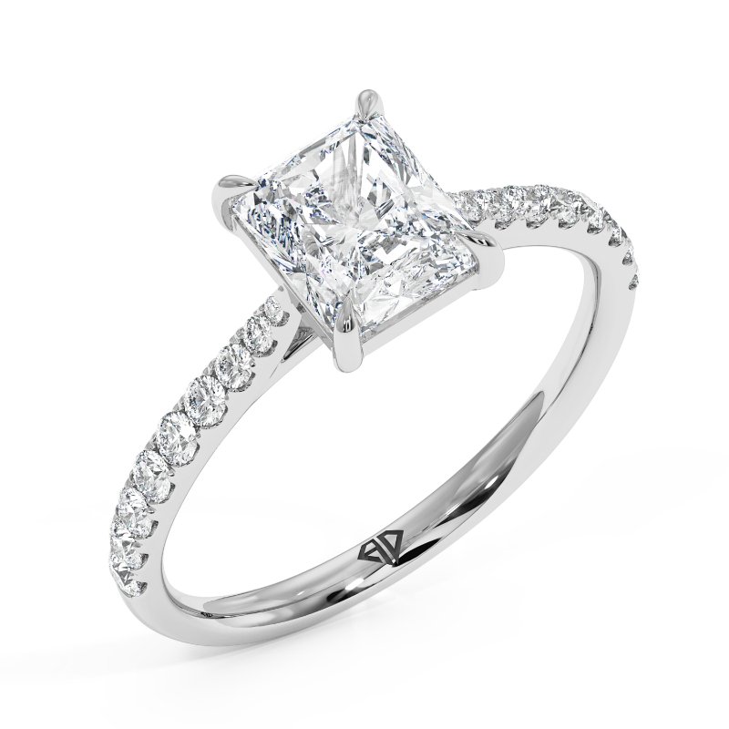 18K White Gold Juliette Engagement Ring