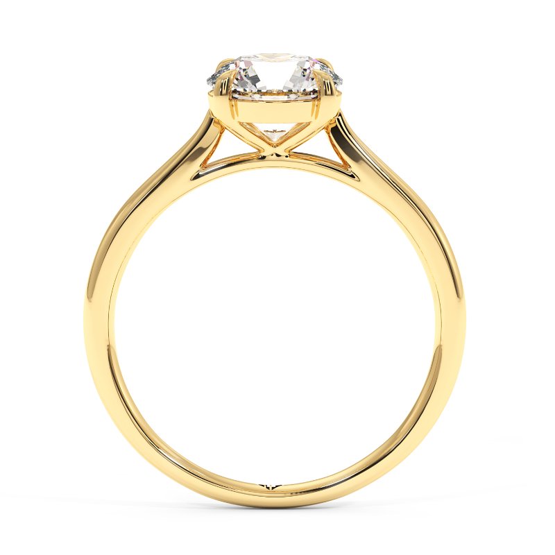 18K Yellow Gold Adeline Diamond Solitaire Engagement Ring