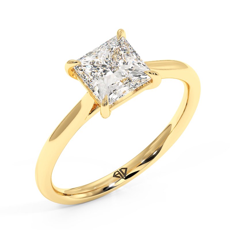 18K Yellow Gold Adeline Engagement Ring