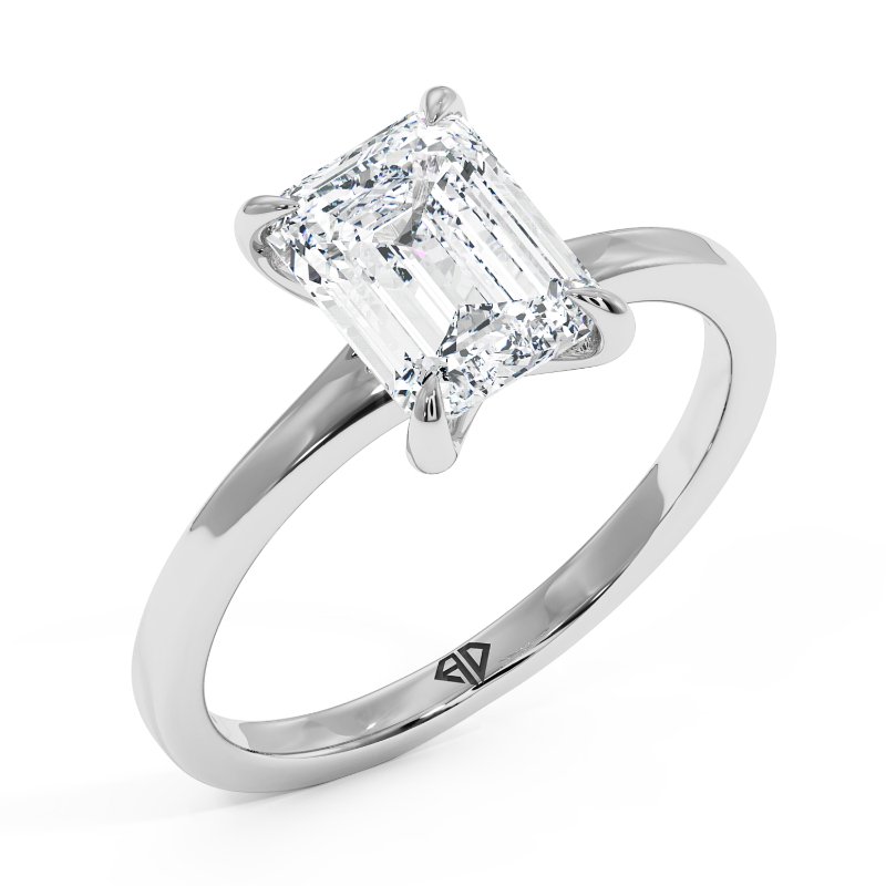 Platinum Yasmine Engagement Ring