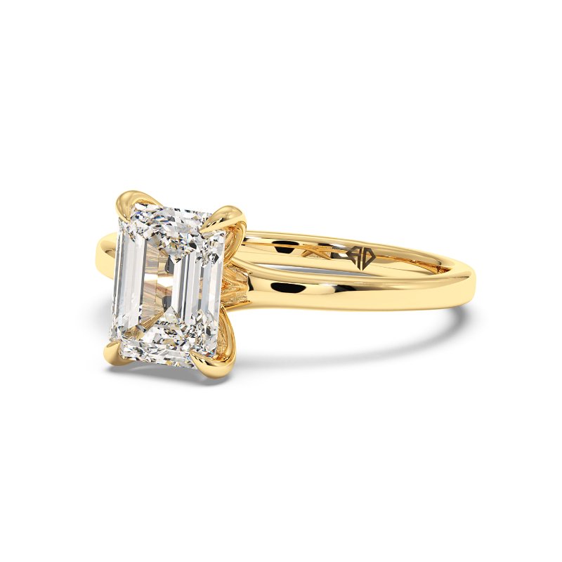 18K Yellow Gold Yasmine Solitaire Engagement Ring