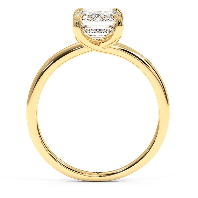 18K Yellow Gold Yasmine Solitaire Engagement Ring