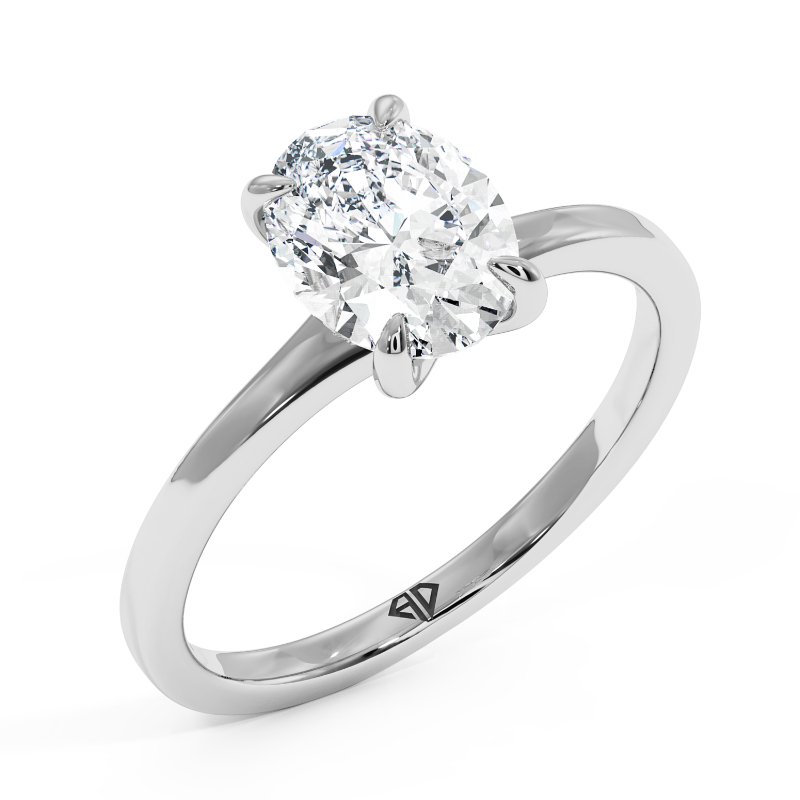 Platinum Yasmine Engagement Ring