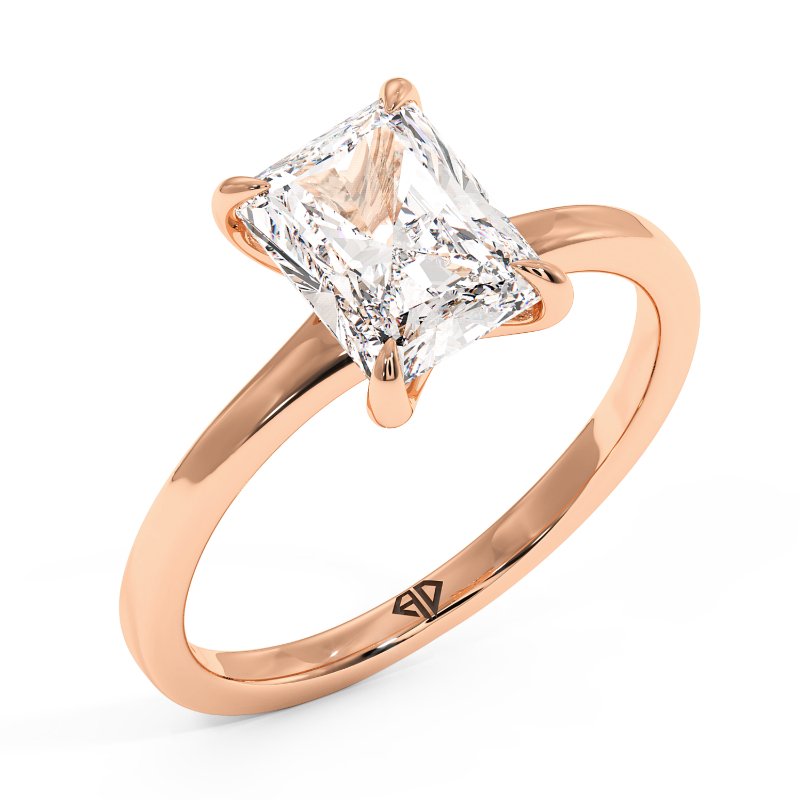 18K Rose Gold Yasmine Engagement Ring