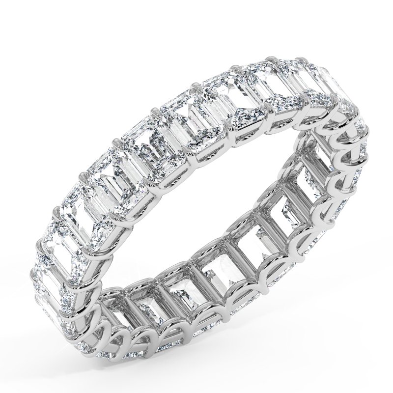 18K White Gold Naya Eternity Band