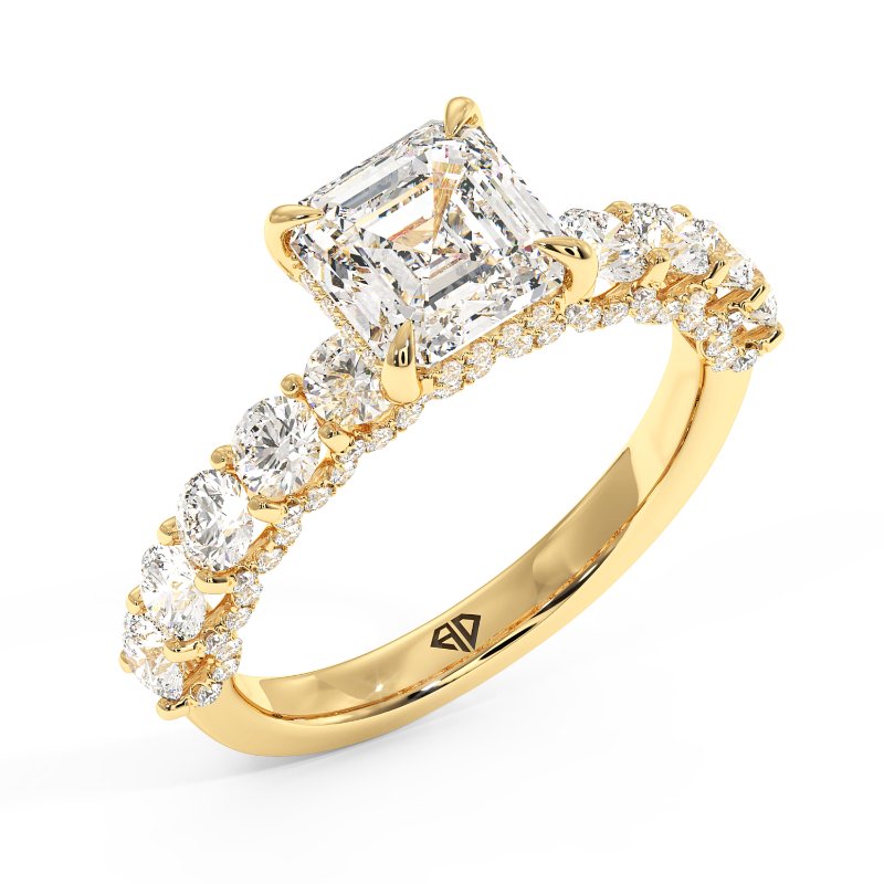 18K Yellow Gold Elara Engagement Ring