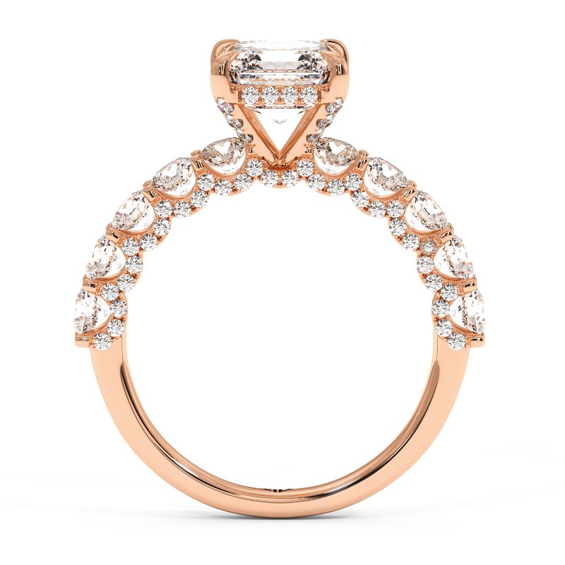 18K Rose Gold Elara Engagement Ring