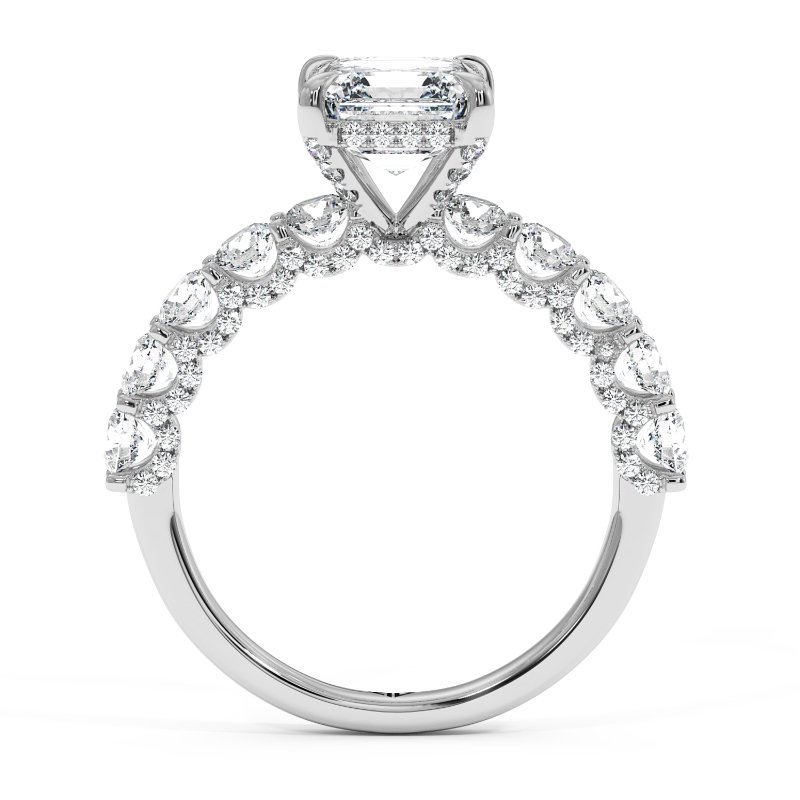 18K White Gold Elara Engagement Ring