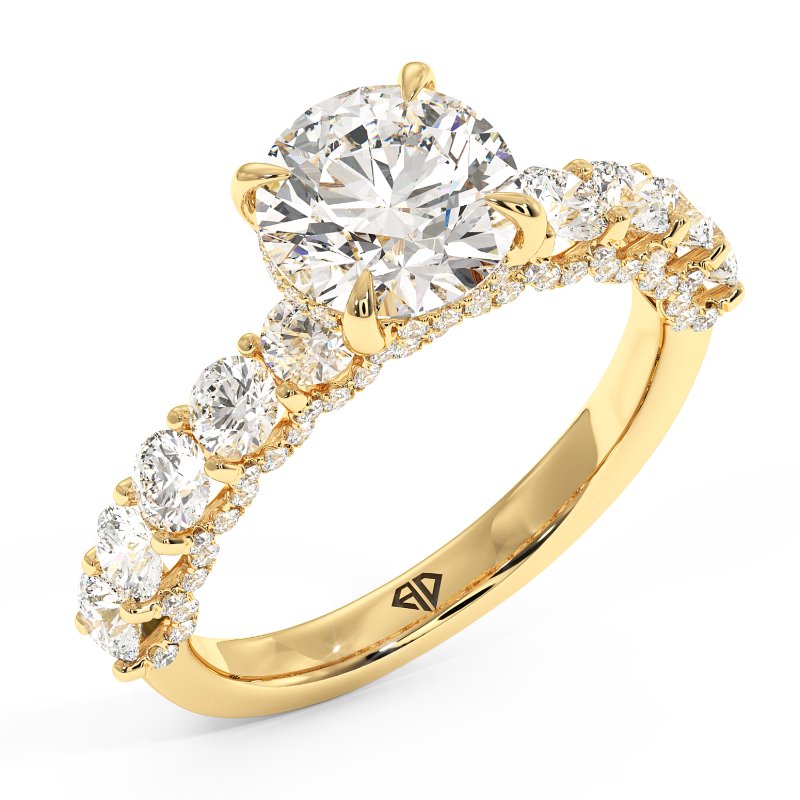 18K Yellow Gold Elara Engagement Ring