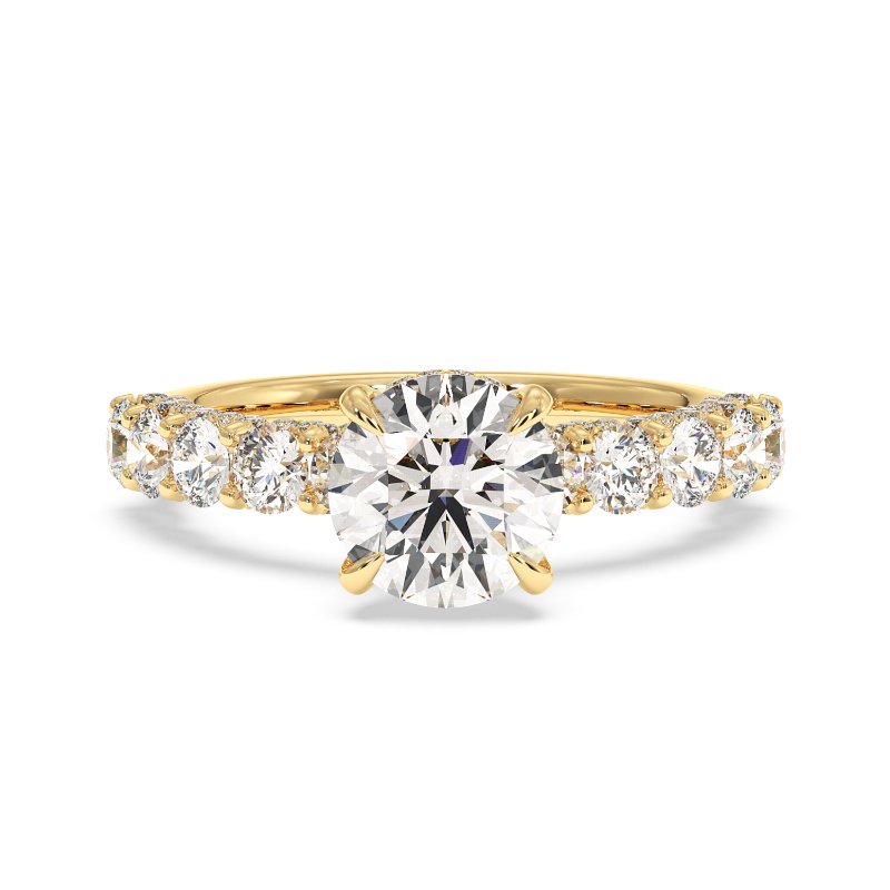 18K White Gold Elara Engagement Ring