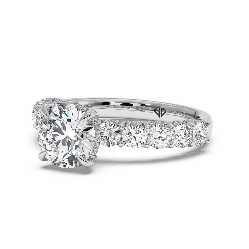 18K White Gold Elara Engagement Ring