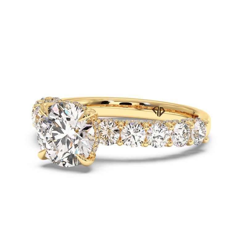 18K Yellow Gold Elara Engagement Ring