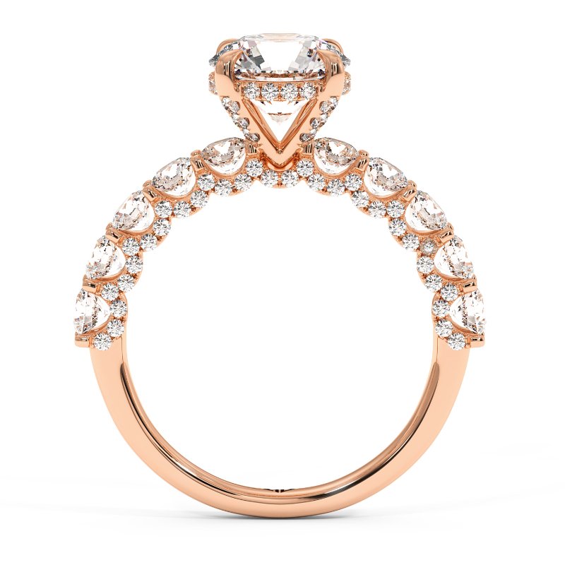 18K Rose Gold Elara Engagement Ring