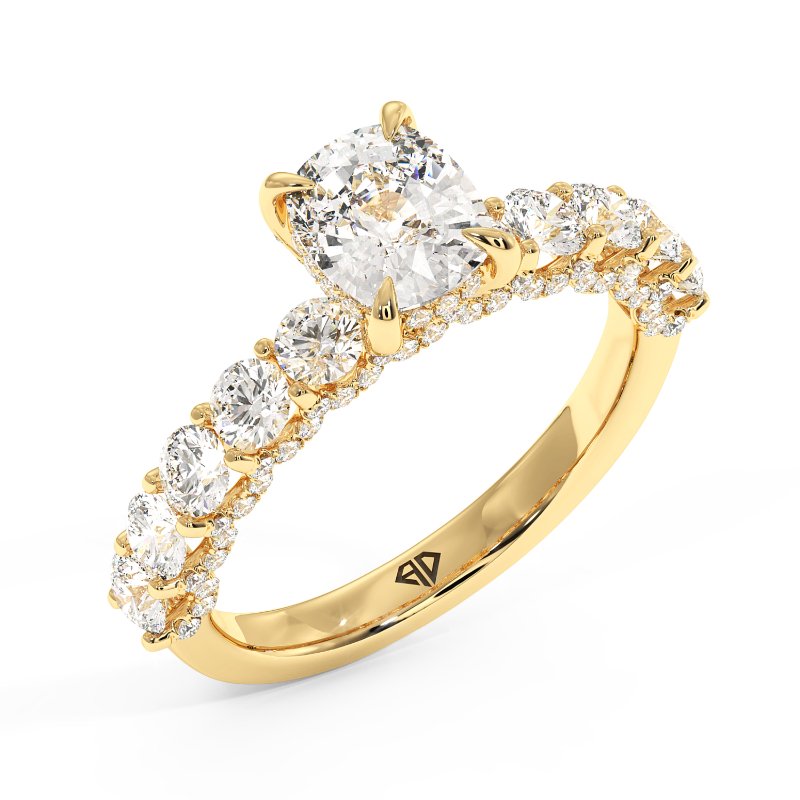 18K Yellow Gold Elara Engagement Ring